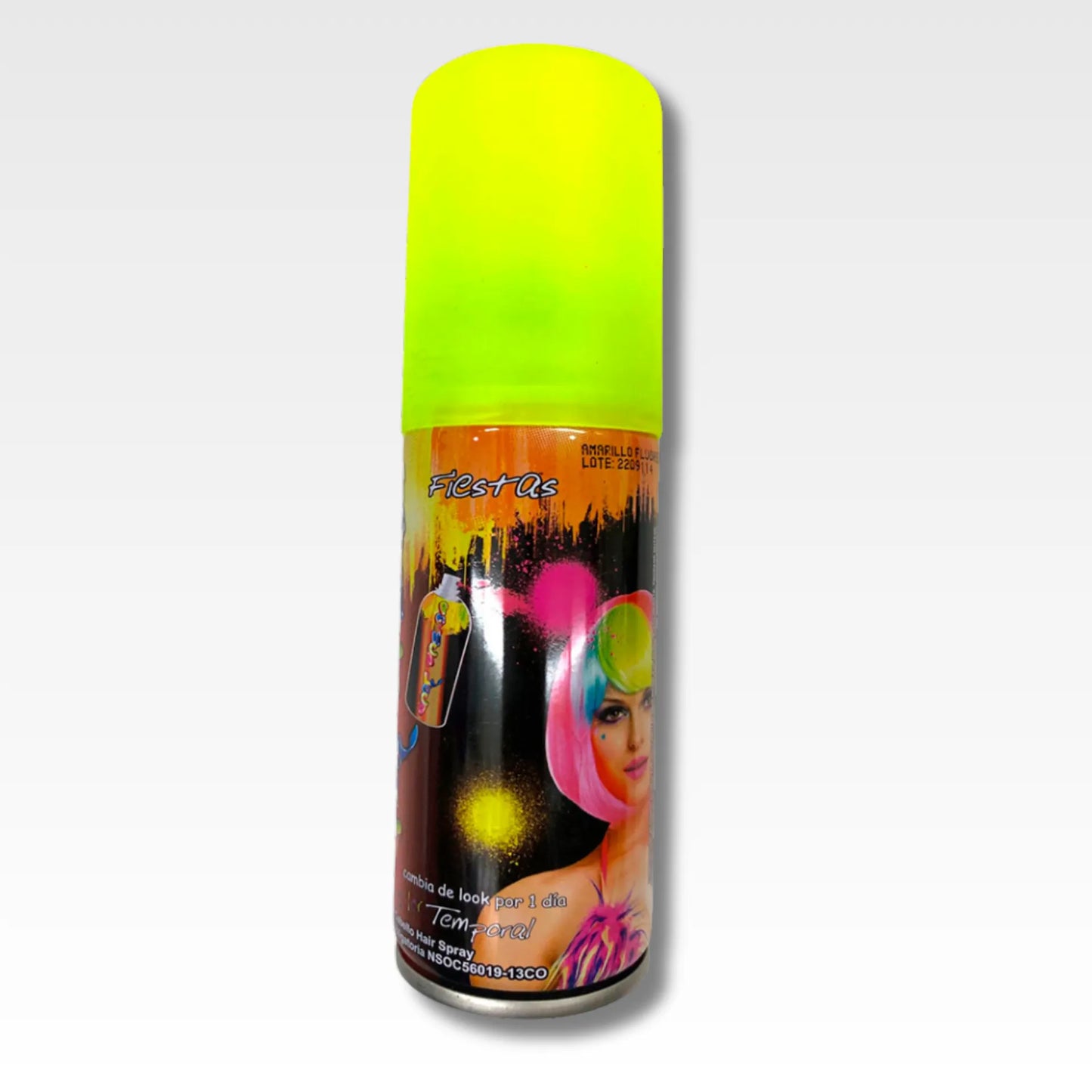 Laca de cabello colores