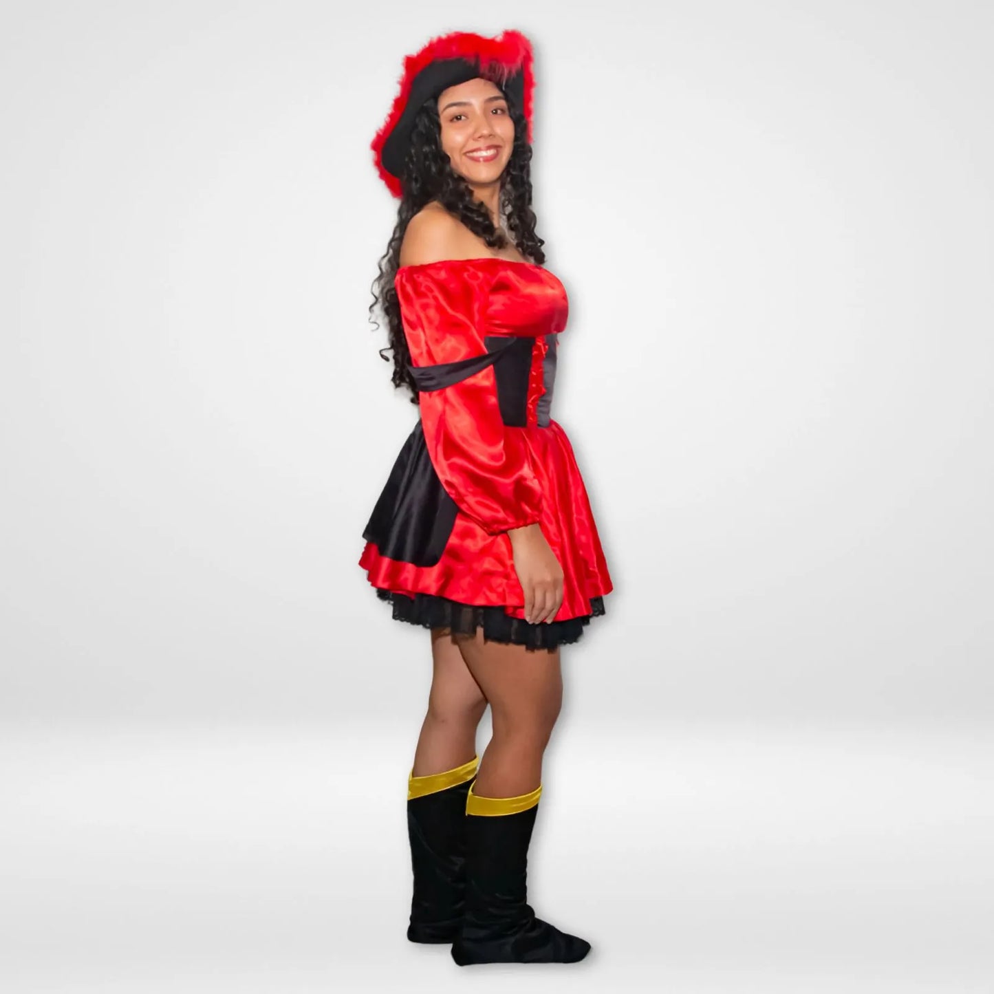 Pirata mujer corset.
