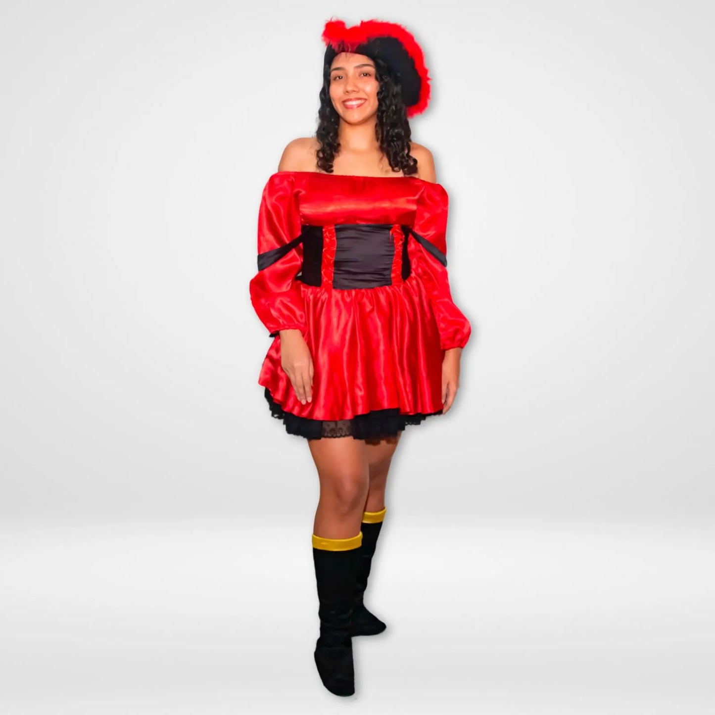 Pirata mujer corset.