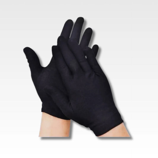 Guantes cortos en tela