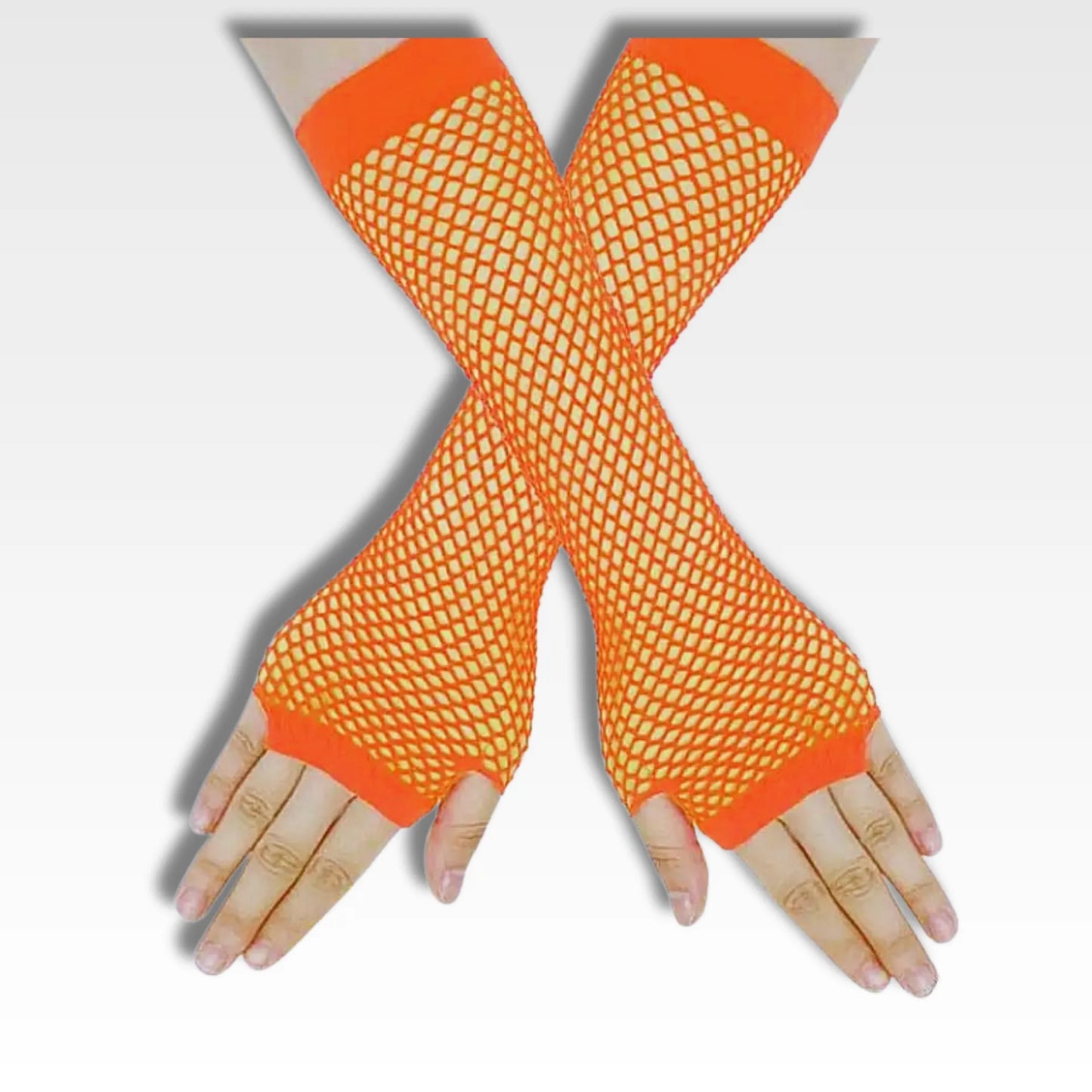 Guantes de malla neon