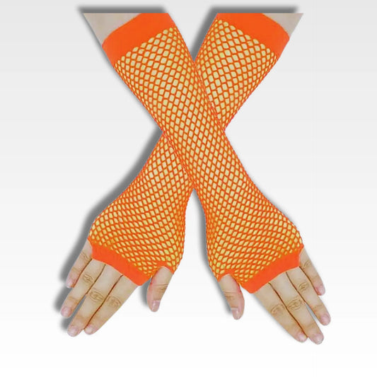 Guantes de malla neon