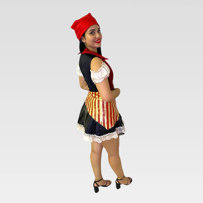 Pirata mujer pañoleta