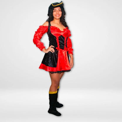 Pirata mujer moños