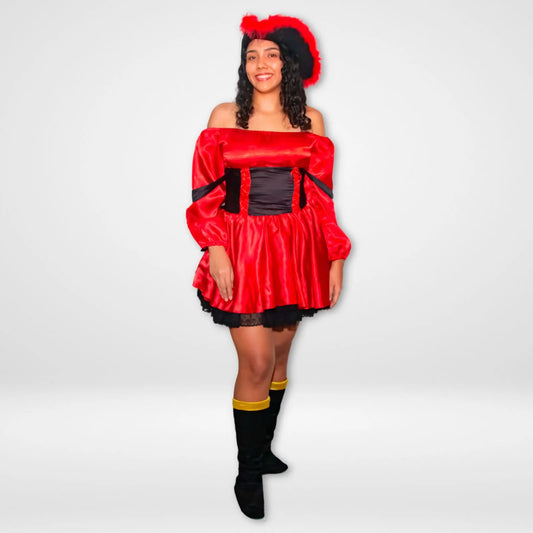 Pirata mujer corset.